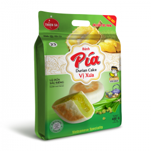Bánh Pía số 23 - Chay - Lá dứa, Sầu riêng - 480g